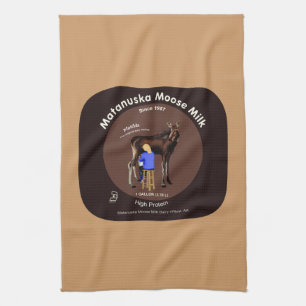 Matanuska Moose Mjölk Kökshandduk