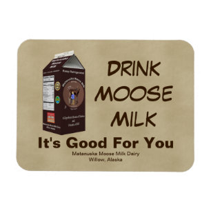 Matanuska Moose Mjölk Magnet