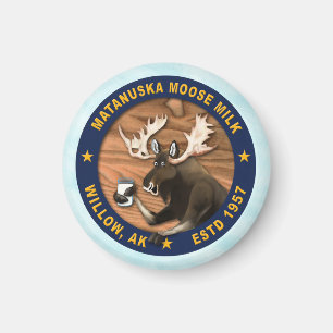 Matanuska Moose Mjölk Magnet