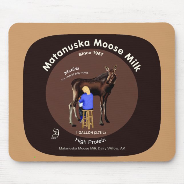 Matanuska Moose Mjölk Musmatta (Framsidan)