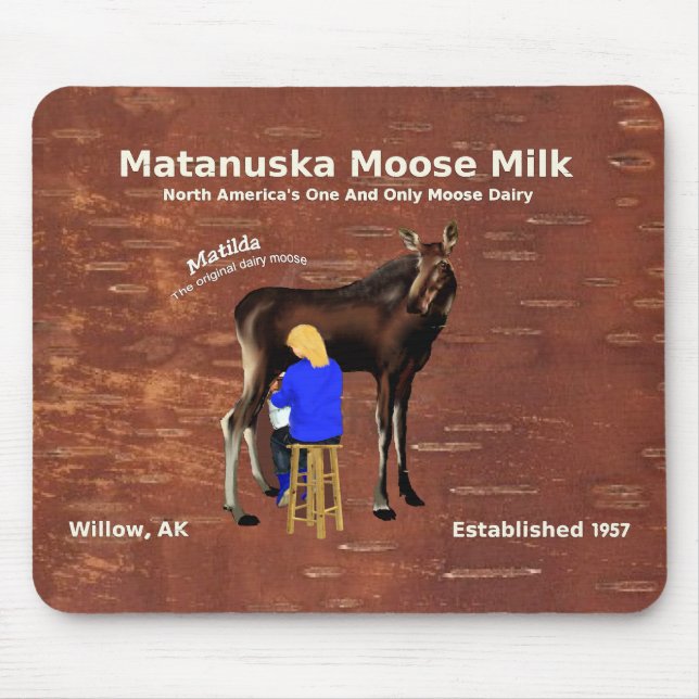 Matanuska Moose Mjölk Musmatta (Framsidan)