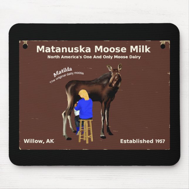 Matanuska Moose Mjölk Musmatta (Framsidan)