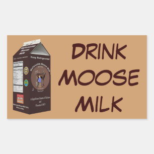 Matanuska Moose Mjölk Rektangulärt Klistermärke