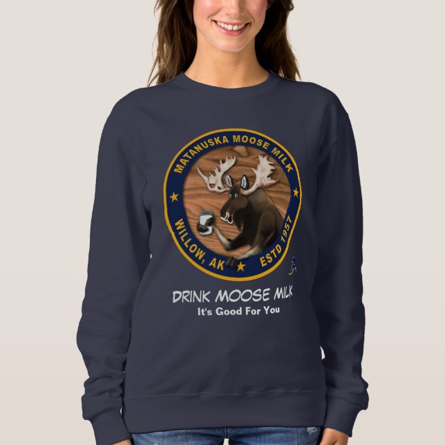 Matanuska Moose Mjölk T Shirt (Framsida)
