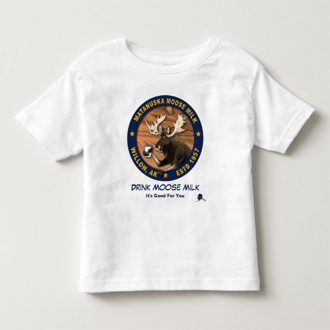 Matanuska Moose Mjölk T Shirt (Framsida)