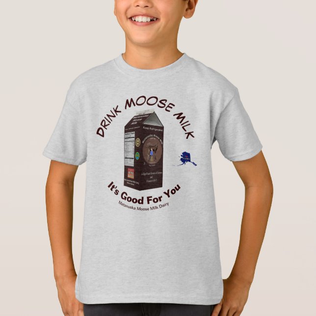 Matanuska Moose Mjölk Tee Shirt (Framsida)