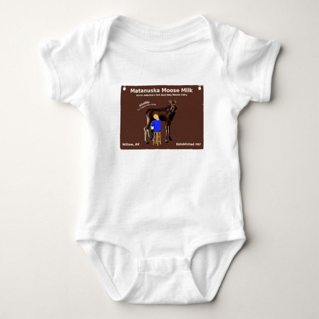 Matanuska Moose Mjölk Tee Shirt (Framsida)
