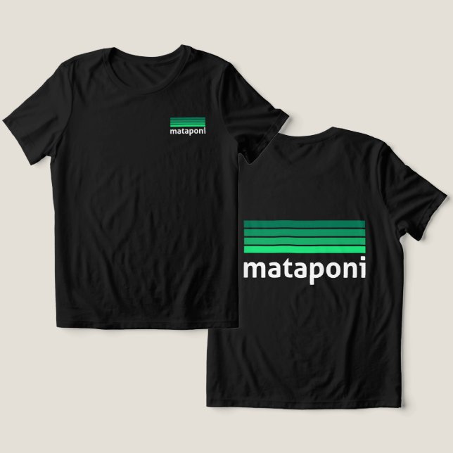Mataponi T Shirt (Design fram och bak)