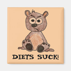 Matar suger! Grumpy Little Bear Unge Magnet