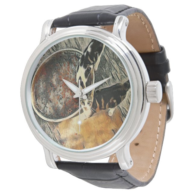 Matar tid! armbandsur (Vinklad)