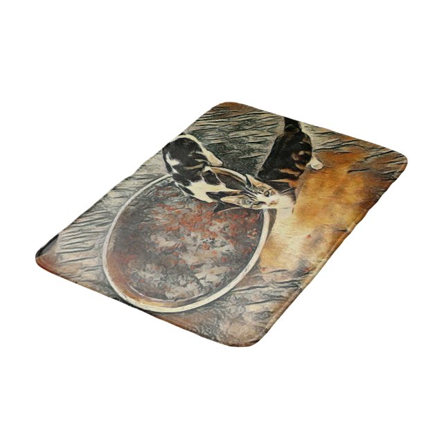 Matar tid! badrumsmatta (Vinklad)