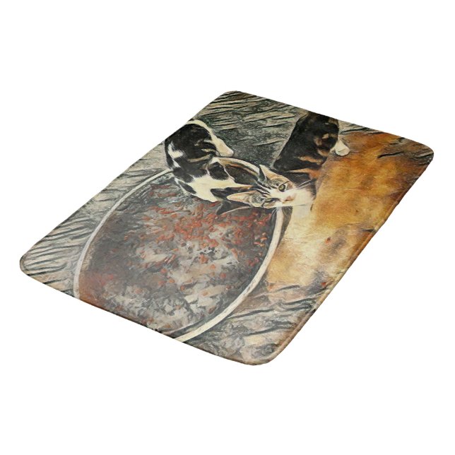 Matar tid! badrumsmatta (Vinklad)