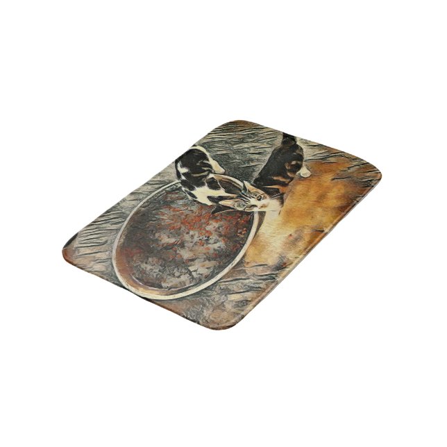 Matar tid! badrumsmatta (Vinklad)