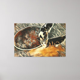 Matar tid! canvastryck