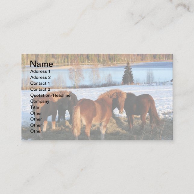 Matar tid visitkort (Framsida)