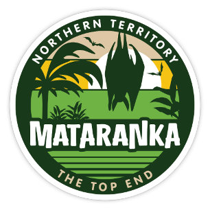 Mataranka, Northern Territory Australia Sticker Klistermärken