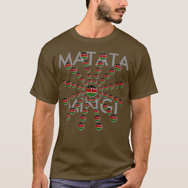 Matata Mingi Hakuna Matata Kenya Tröja (Framsida)
