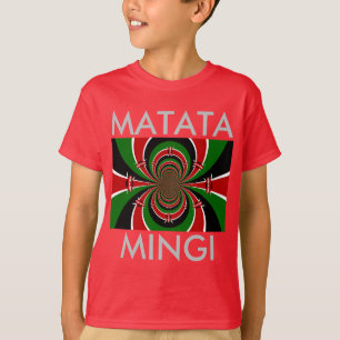 Matata Mingi Håll det kenyanskt Hakuna Matata Tee Shirt