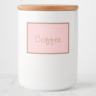Matbehållare Behållare Etikett Kaffe