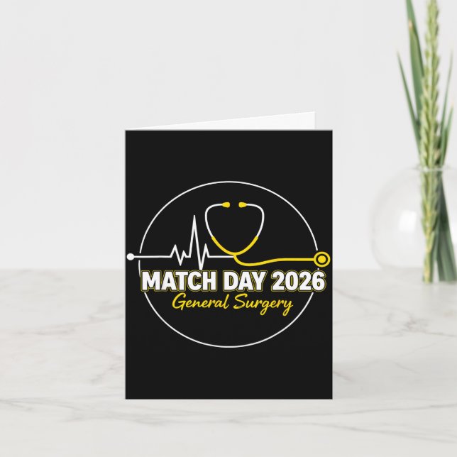 Match day 2026 general surgery medical schoolMatch Kort (Framsida)