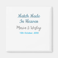 Match made in heaven blå svart par namn datum
