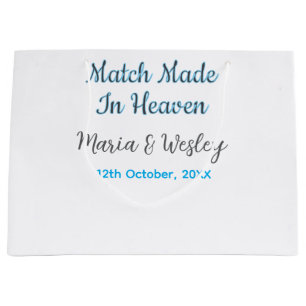 Match made in heaven blå svart parnamn datum