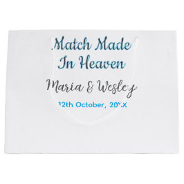 Match made in heaven blue black couple name date