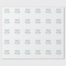 Match made in heaven blue black couple name date presentpapper