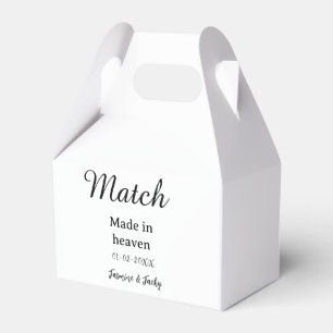 Match made in heaven Lägg till namn datum enkel ka Presentaskar