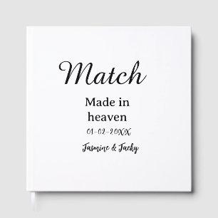 Match made in heaven lägga till namn datum enkel k gästböcker