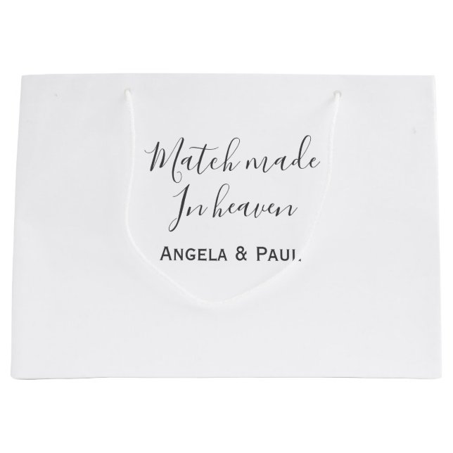 Match made in heaven name couple wedding simple  (Framsidan)