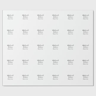 Match made in heaven name couple wedding simple  presentpapper