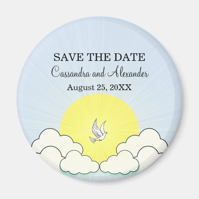 Match Made in Heaven Spara datum magneter (Framsidan)