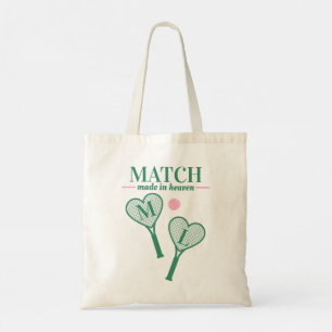 Match Made in Heaven Tennis Bachelorette Bridemaid Tygkasse