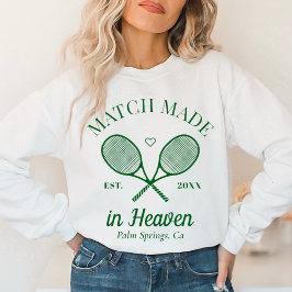 Match Made in Heaven Tennis Klubb Bachelorette T Shirt
