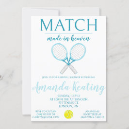 Match Made in Heaven, Tennis Möhippa Inbjudningar