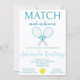 Match Made in Heaven, Tennis Möhippa Inbjudningar