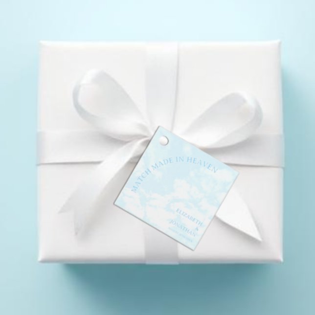 Match Made In Heaven Wedding Gåvor Etiketter (Skapare uppladdad)