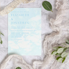 Match Made In Heaven Wedding Reception Inbjudningar