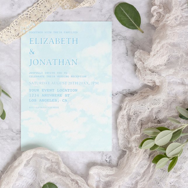 Match Made In Heaven Wedding Reception Inbjudningar (Skapare uppladdad)