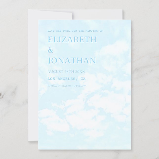 Match Made In Heaven Wedding Spara Datumet (Framsida)