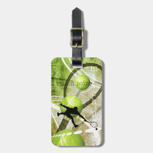 Match Point manar tennis player silhouette Bagagebricka