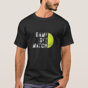 Match tennis 1 för spel t shirt