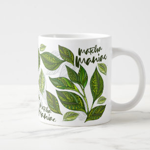 Matcha Älskare Jumbo Storlek Specialty Mugg