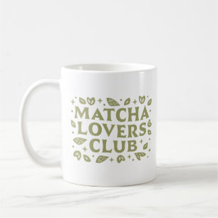 Matcha älskare klubb-estetisk kaffemugg