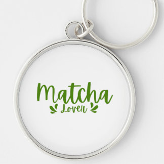 Matcha Älskare Nyckelring | Söt Grön Te Nyckelring