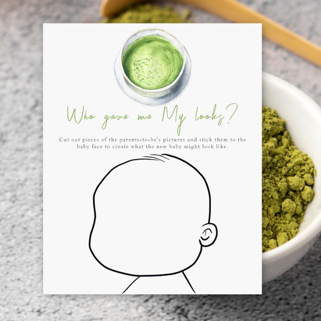 Matcha baby shower - Vem gav mig mitt utseende? (Skapare uppladdad)
