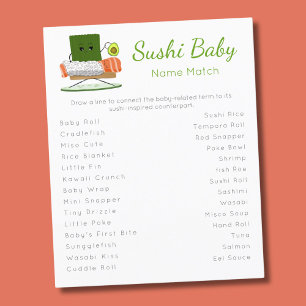 Matcha Baby Talk med Sushi Talk! Flygblad