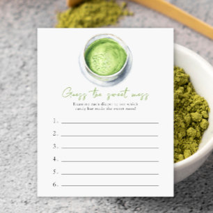 Matcha babydusch Gissa det söta spelet