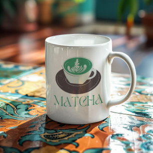 Matcha Boba Tea Kaffemugg